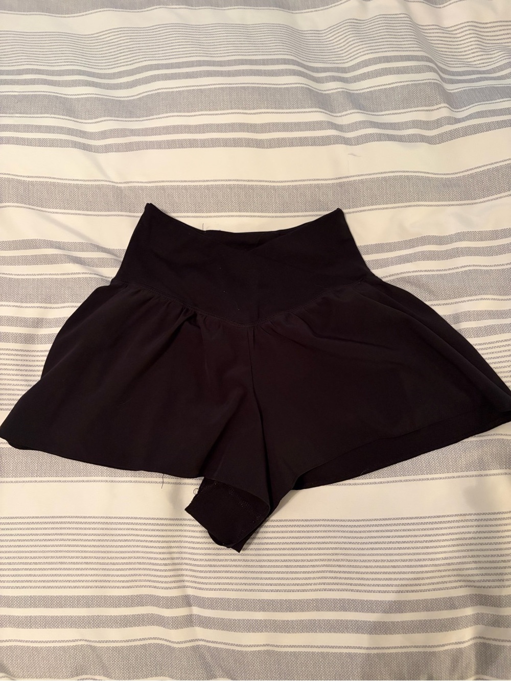 90 Degree By Reflex Black Flared Skort